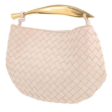 Bottega Veneta  Sardine handbag  in ecru intrecciato leather