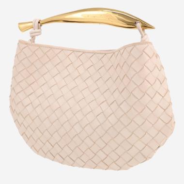 Bottega Veneta  Sardine handbag  in ecru intrecciato leather