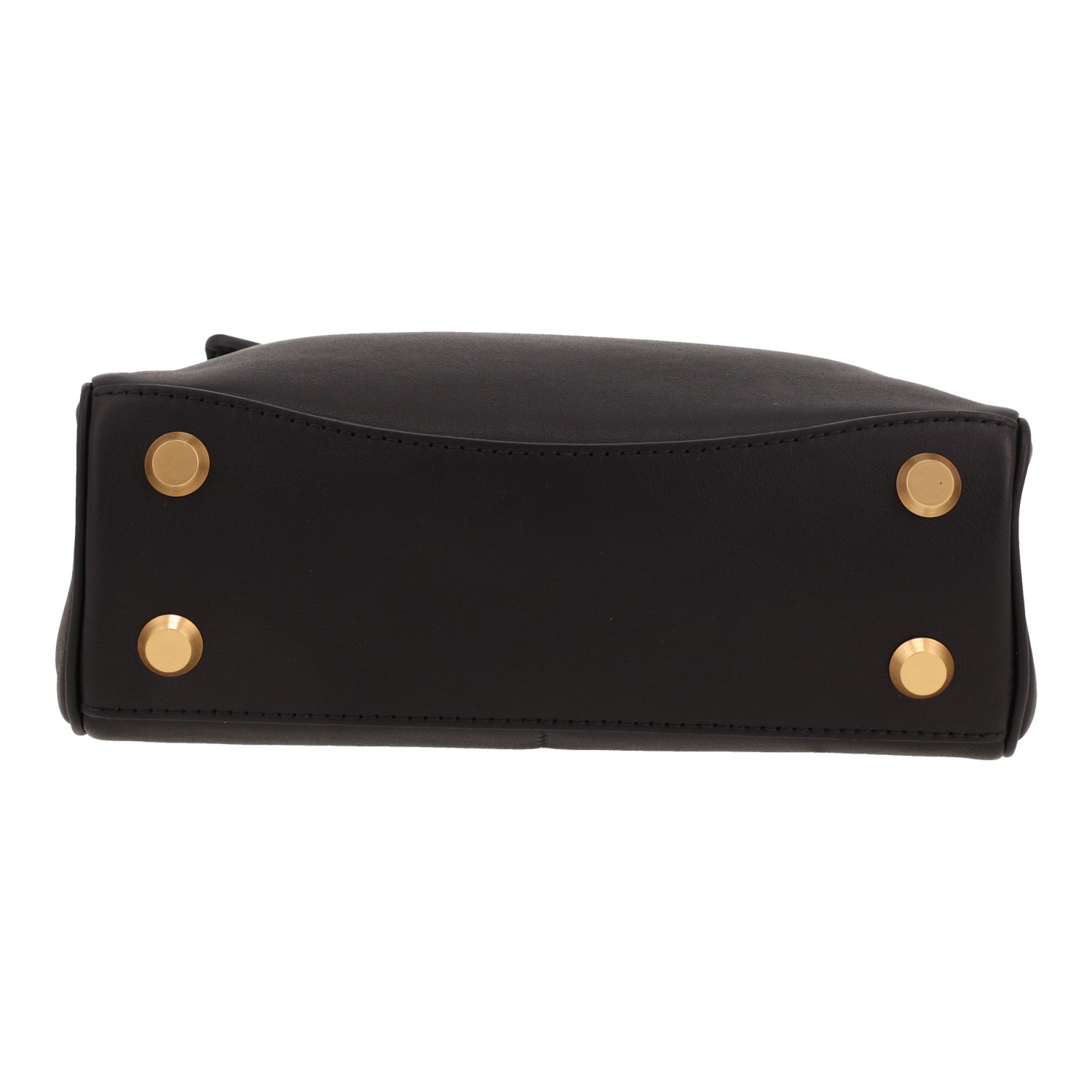 Sac bandoulière Balenciaga  Rodeo mini  en cuir noir - Detail D1