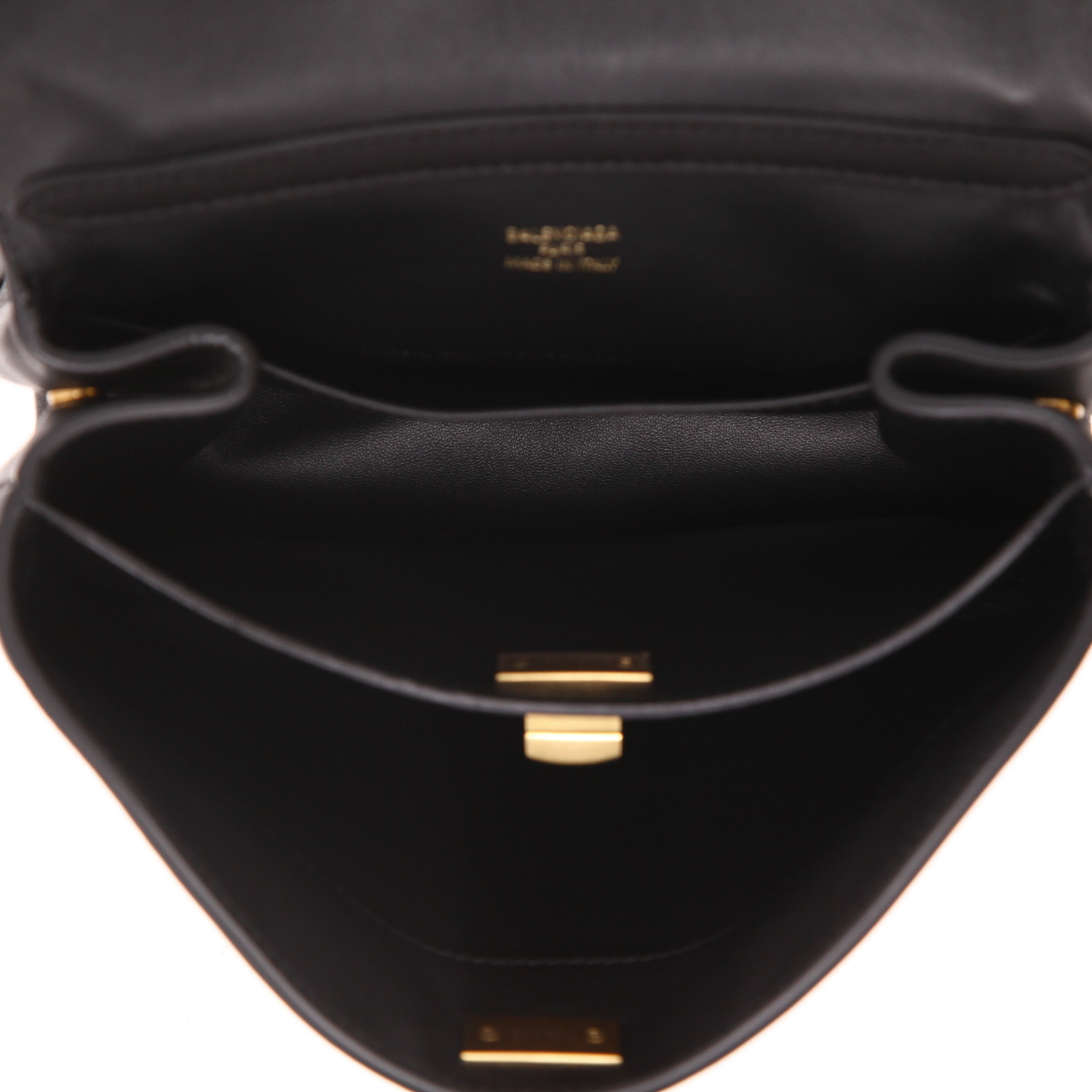 Bolso bandolera Balenciaga  Rodeo mini  en cuero negro - Detail D3