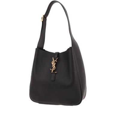 Bolso de mano Saint Laurent  5 à 7 modelo pequeño  en cuero negro