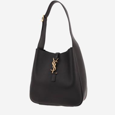 Sac à main Saint Laurent  5 à 7 petit modèle  en cuir noir
