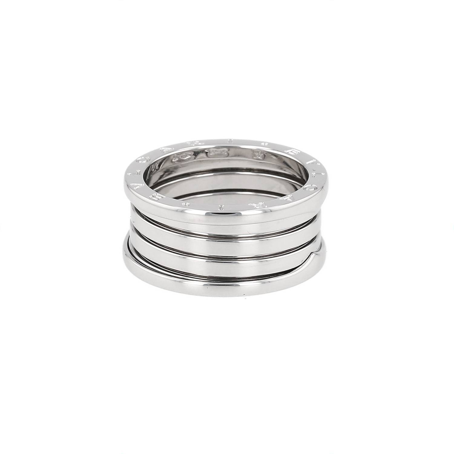 Bague Bulgari B.Zero1 or blanc occasion – Grand modèle Bague Bulgari B.Zero1 or blanc occasion – Grand modèle