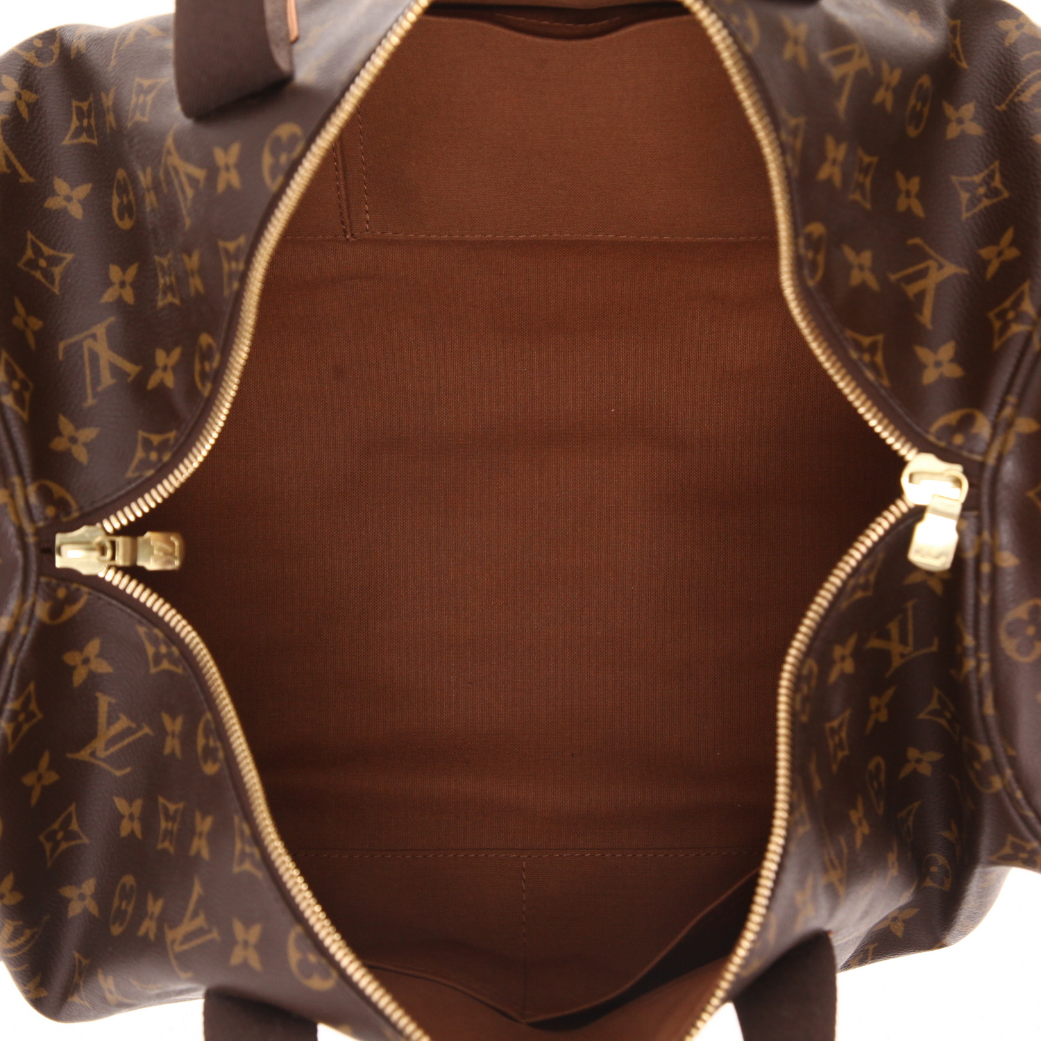 Bolsa de viaje Louis Vuitton  Polochon en lona Monogram marrón - Detail D3