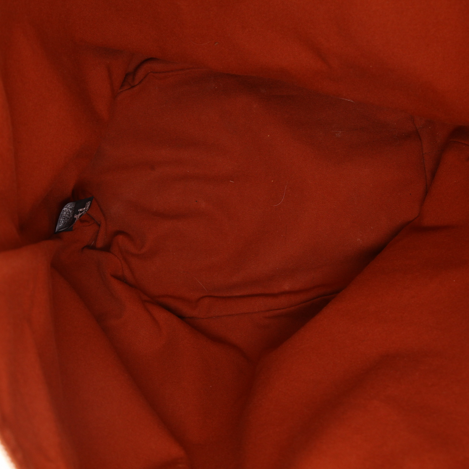 Borsa Hermès   in tela beige e arancione - Detail D3