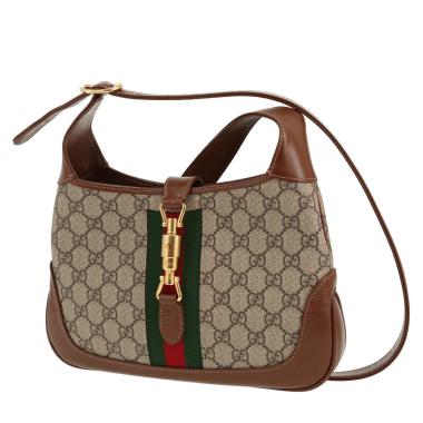 Sac à main Gucci  Jackie en toile sûpreme GG et cuir marron