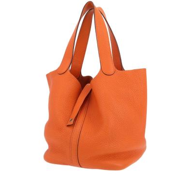 Borsa Hermès  Picotin 22 cm in pelle togo arancione