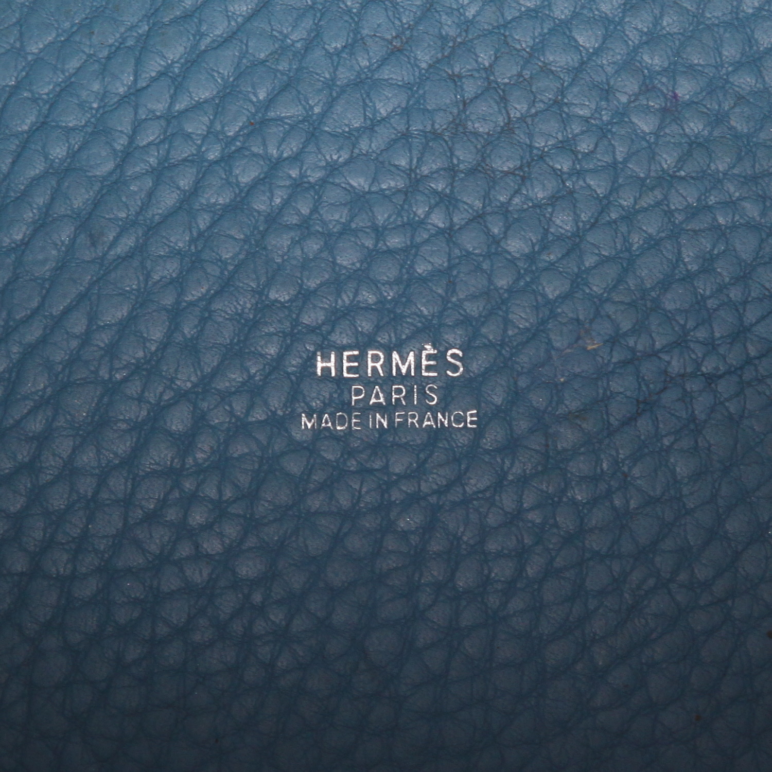 Borsa Hermès Picotin da 18 cm in pelle Togo blu jeans - Detail D2
