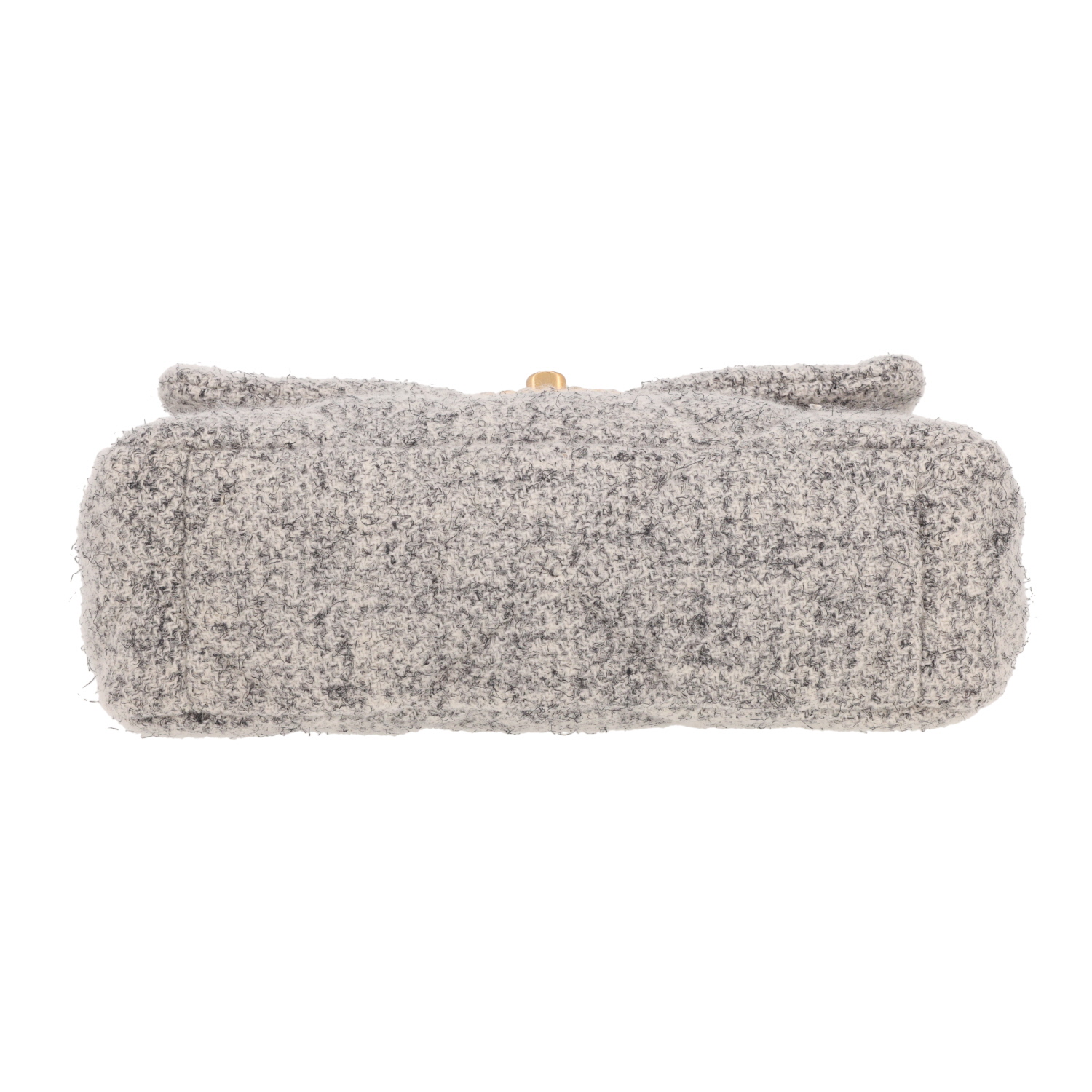 Borsa Chanel 19 in tweed grigio - Detail D1