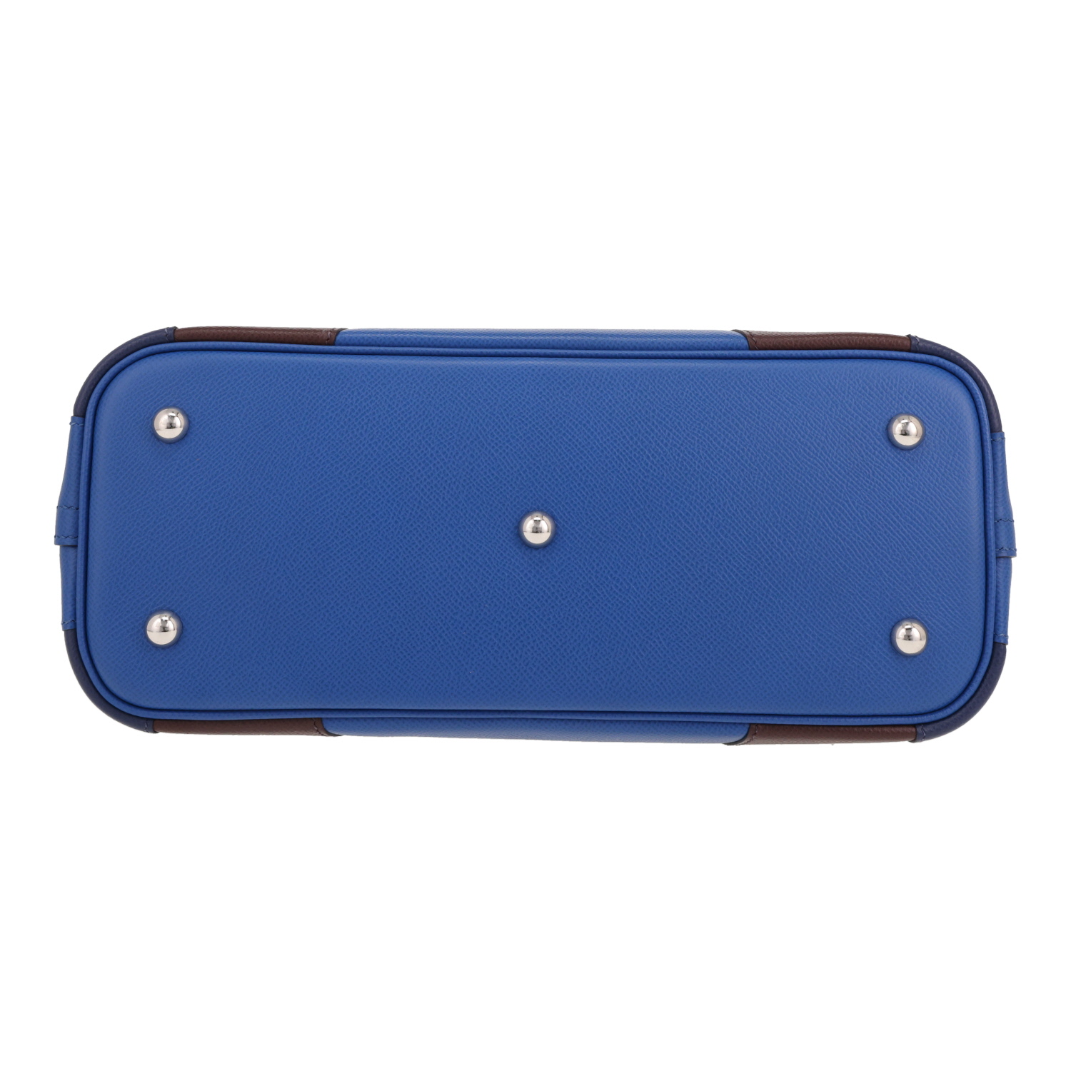 Borsa Hermès  Bolide Rainbow in pelle Epsom Bleu France, blu Zaffiro e Rouge Sellier - Detail D1