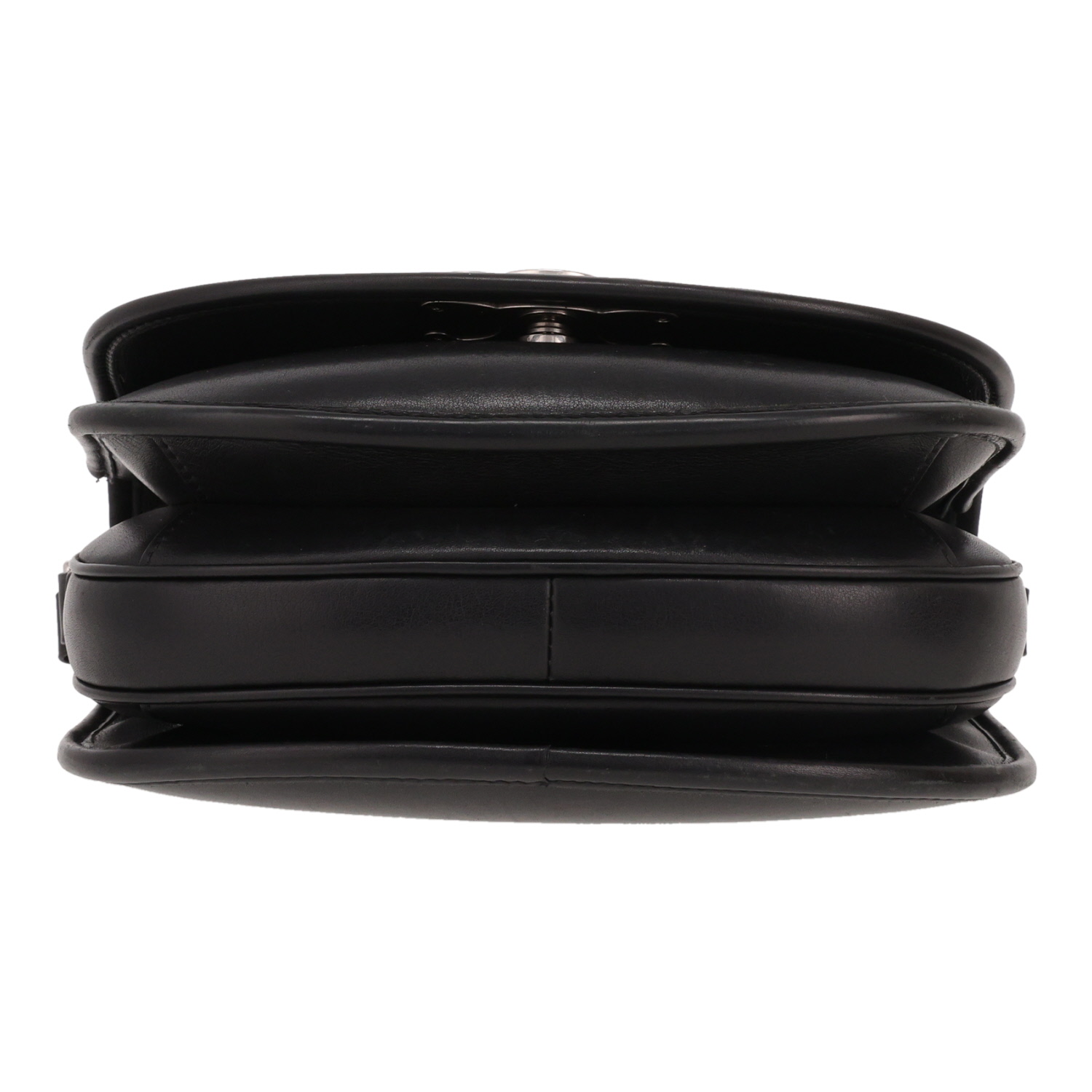 Borsa a tracolla Celine  Triomphe in pelle nera - Detail D1