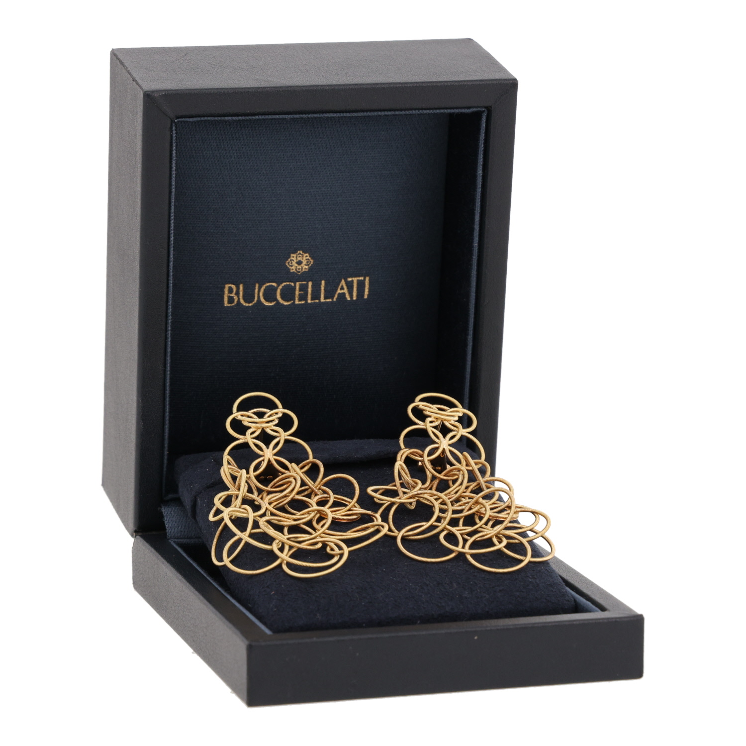 Pendientes Buccellati Hawai de oro amarillo - Detail D2