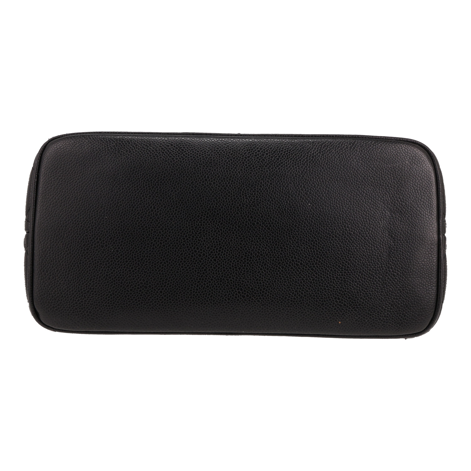 Borsa Chanel  Medaillon in pelle martellata e trapuntata nera - Detail D1