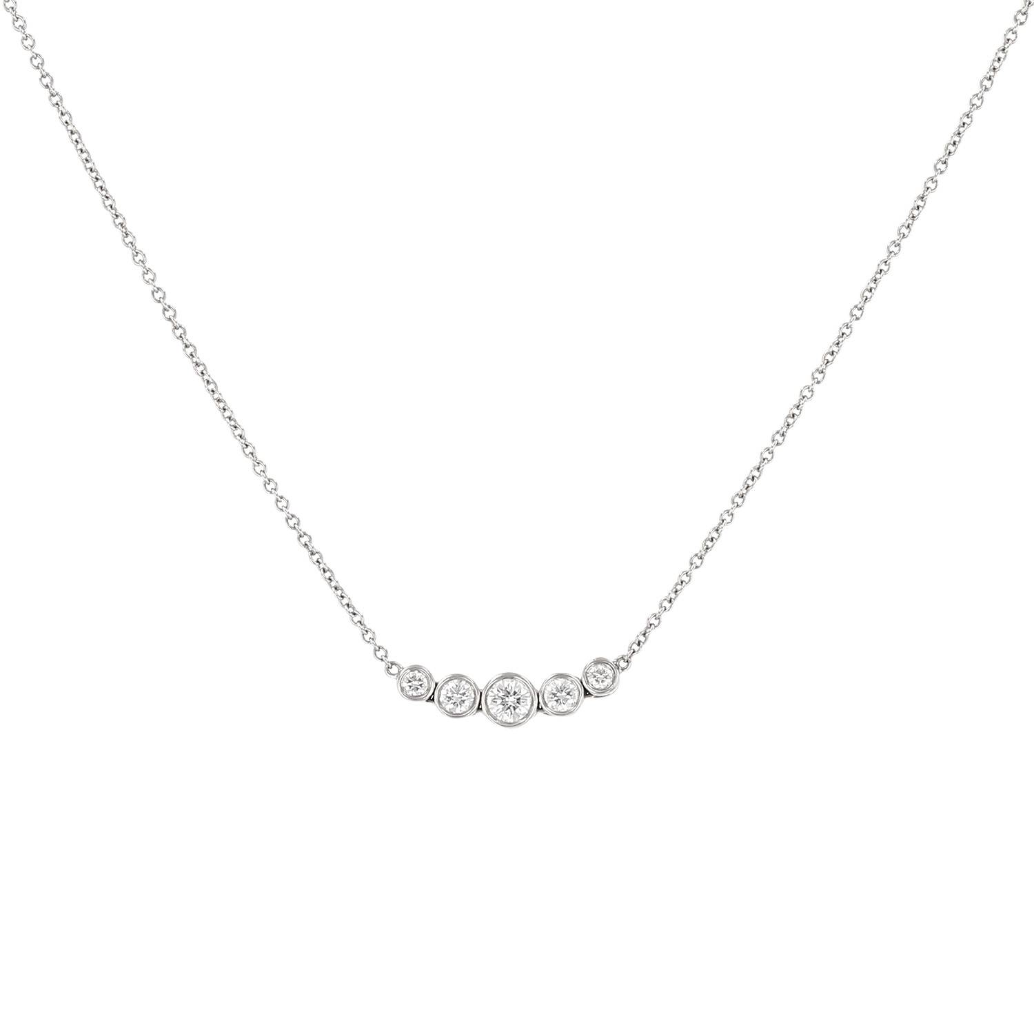 Collier Tiffany & Co Jazz en platine et diamants