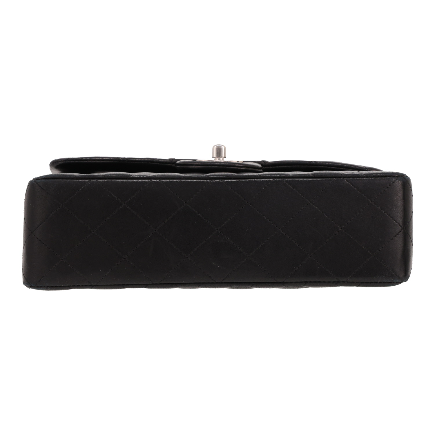 Bolso de mano Chanel  Timeless Petit en cuero acolchado negro - Detail D1