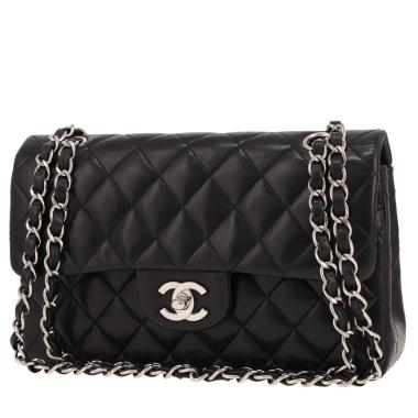Borsa Chanel  Timeless Petit in pelle trapuntata nera