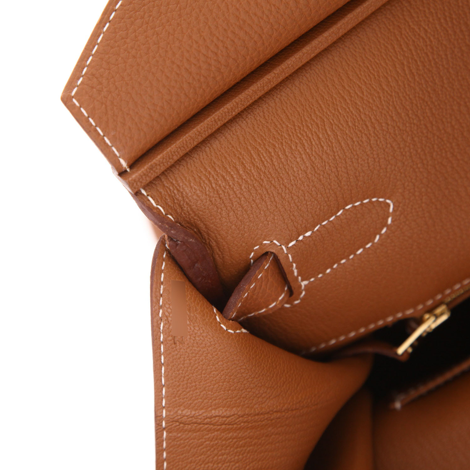 Borsa Hermès  Birkin 40 cm in pelle togo gold - Detail D4