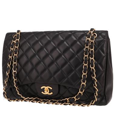 Bolso bandolera Chanel  Timeless Maxi Jumbo en cuero acolchado negro