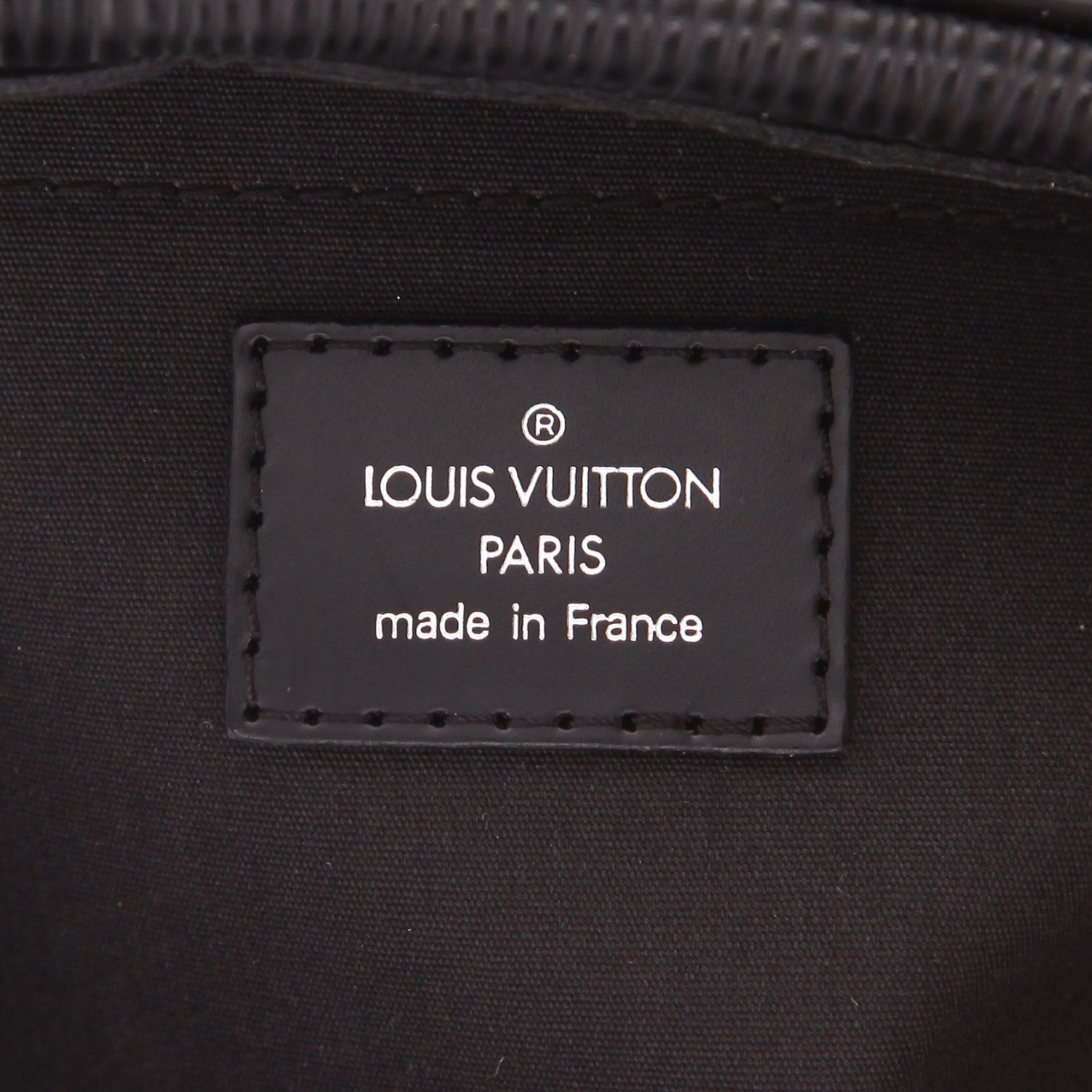 Louis Vuitton  Bowling Montaigne  handbag  in black epi leather - Detail D2