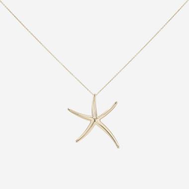 Tiffany & Co Elsa Peretti necklace in yellow gold