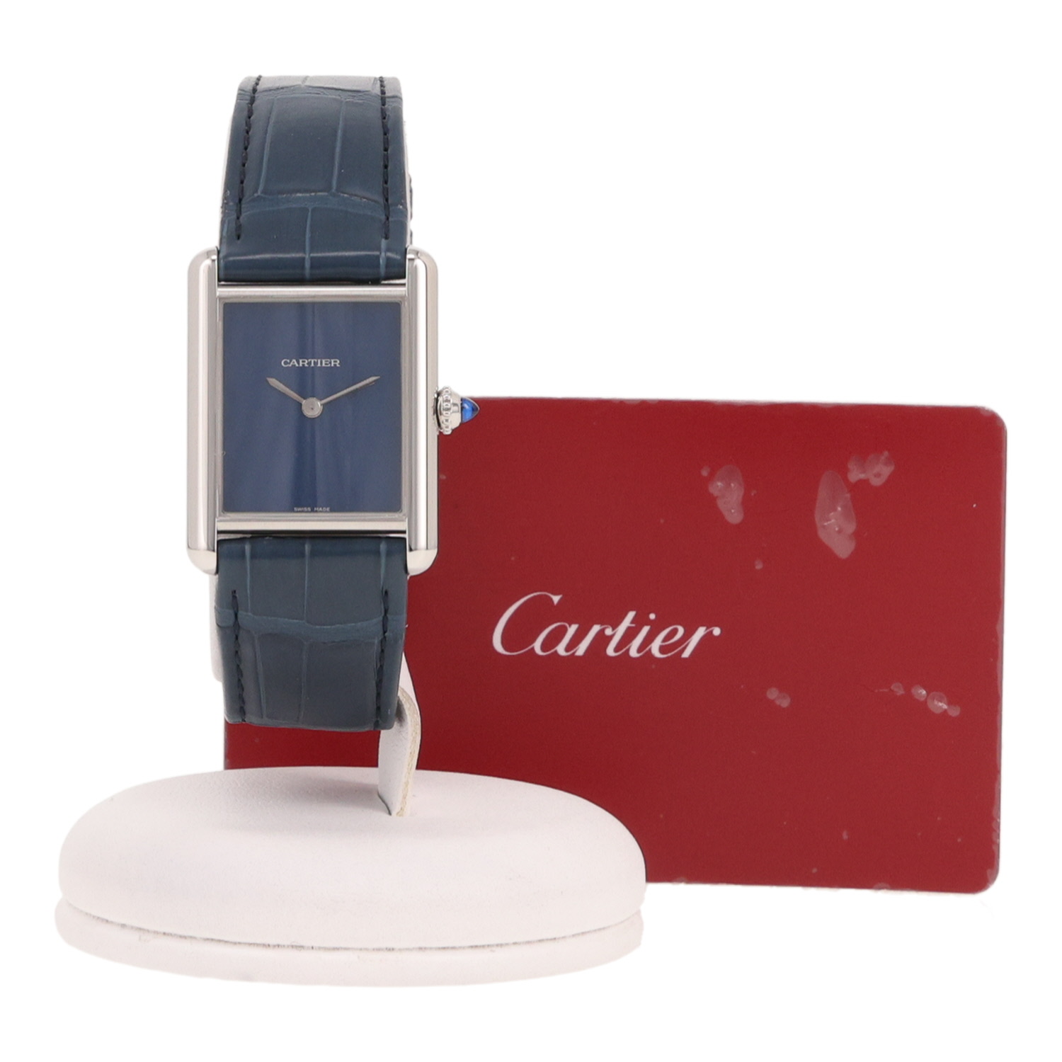 Montre Cartier Tank Must grand modèle  en acier Ref: Cartier - 4323  Vers 2022