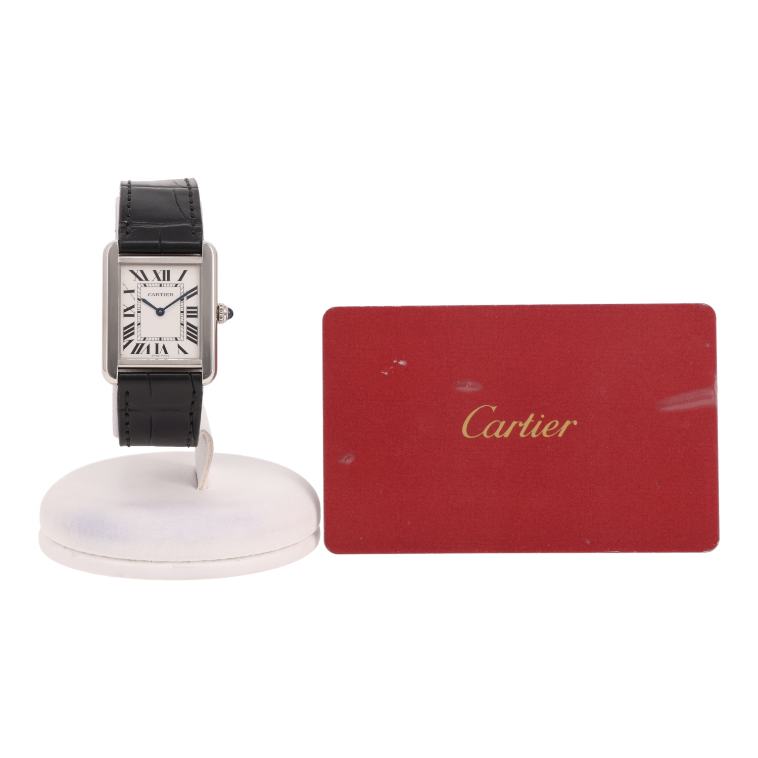 Montre Cartier Tank Solo petit modèle  en acier Ref: Cartier - 3170 