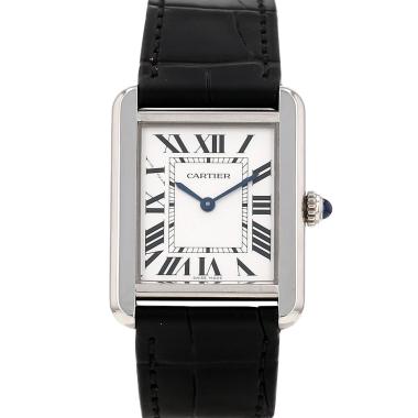 Reloj Cartier Tank Solo modelo pequeño  de acero Ref: Cartier - 3170 