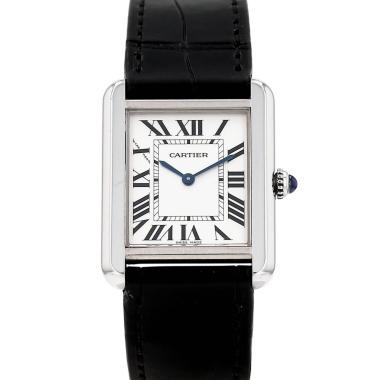 Reloj Cartier Tank Solo modelo pequeño  de acero Ref: Cartier - 2716  Circa 2010