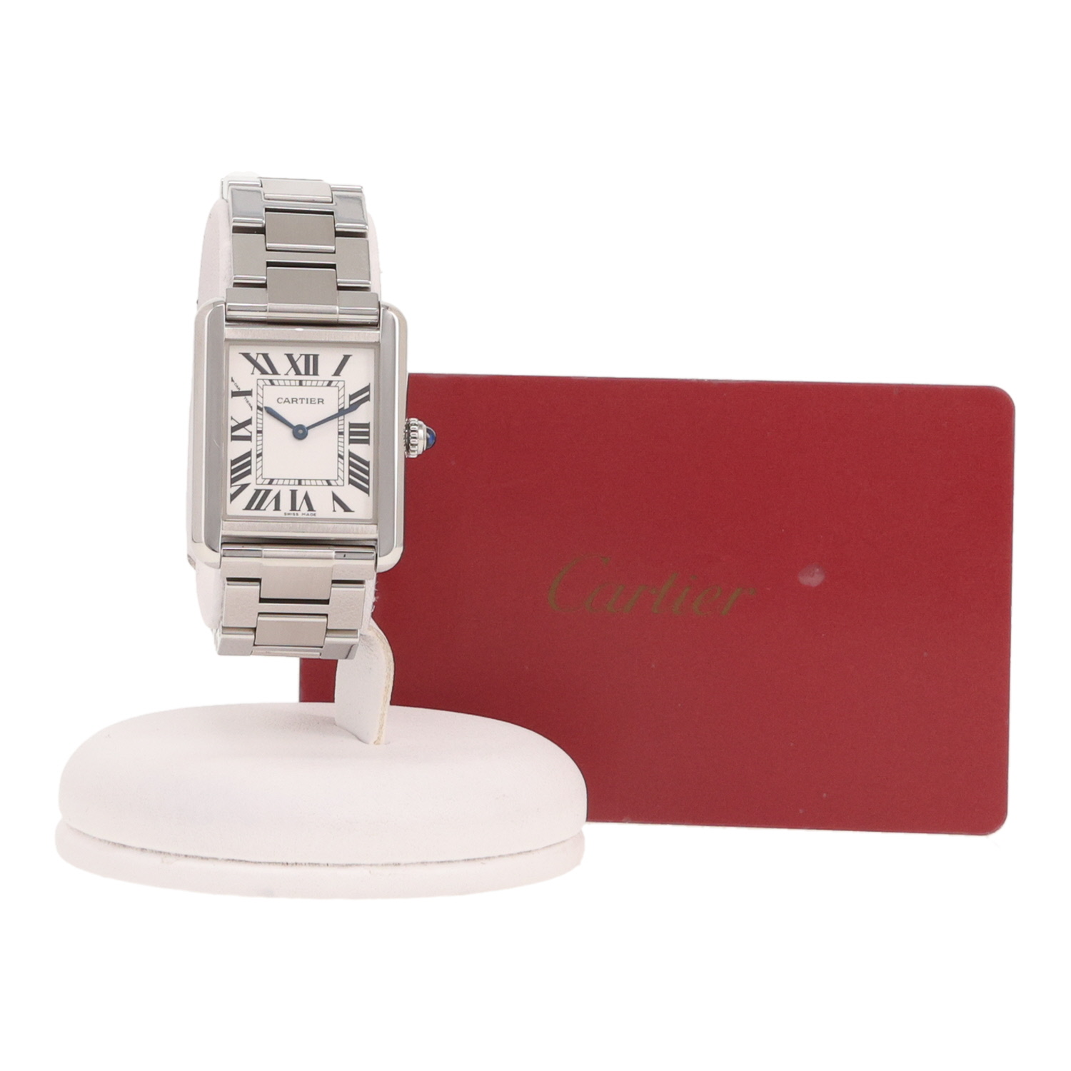 Reloj Cartier Tank Solo de acero Ref: Cartier - 3170  Circa 2019 - Detail D2