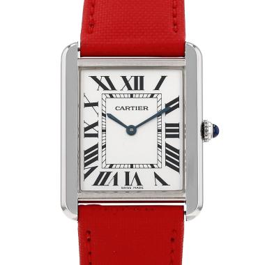 Reloj Cartier Tank Solo modelo grande  de acero Ref: Cartier - 2715  Circa 2010