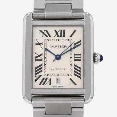 Cartier Tank Solo  in stainless steel Ref: Cartier - 3515  Circa 2010