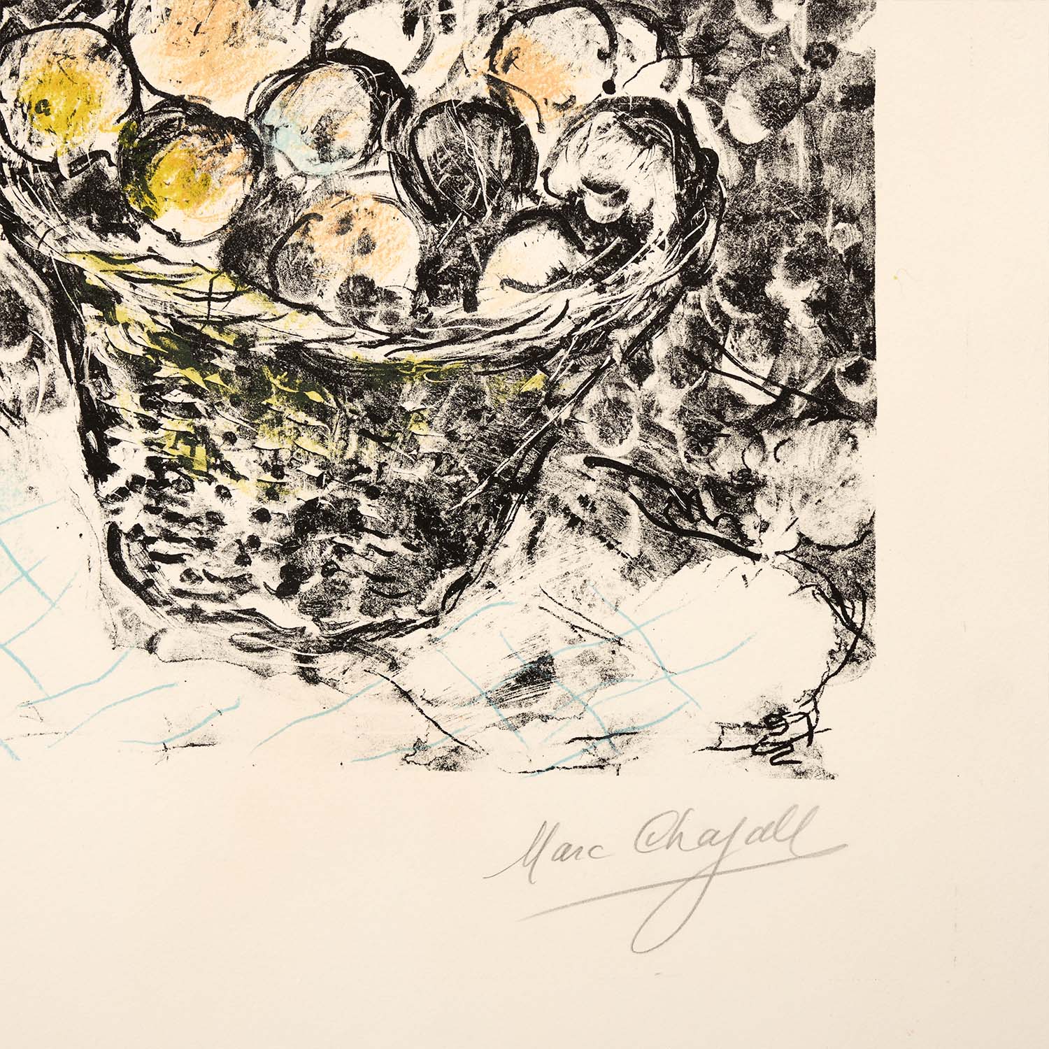 Couple au panier de fruit - 1967 - Detail D5