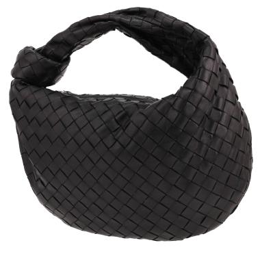 Borsa Bottega Veneta  Teen Jodie in pelle intrecciata nera