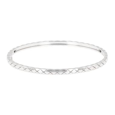 Bracelet Chanel Coco Crush en or blanc