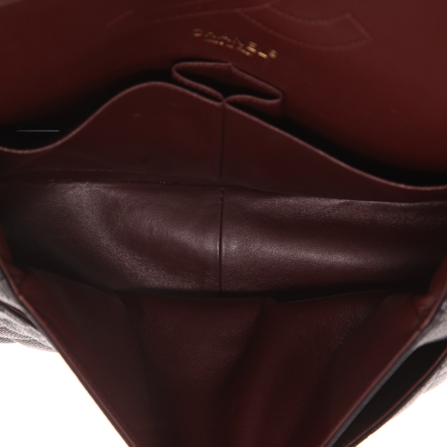 Bolso bandolera Chanel  Timeless Jumbo en cuero granulado acolchado negro - Detail D3