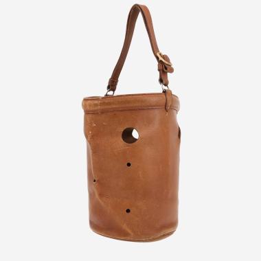 Sac à main Hermès  Mangeoire en cuir marron