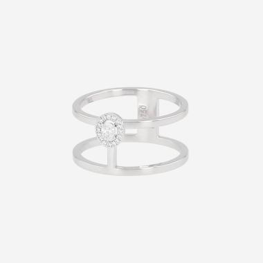 Bague Messika Glam'Azone en or blanc et diamants