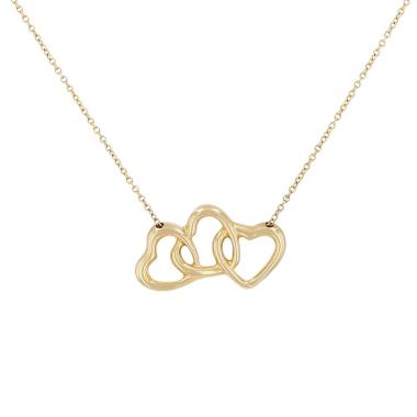 Tiffany & Co Hearts necklace in yellow gold