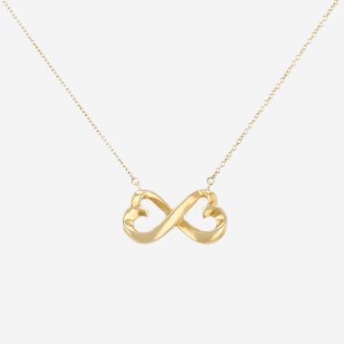 Tiffany & Co Loving Heart necklace in yellow gold