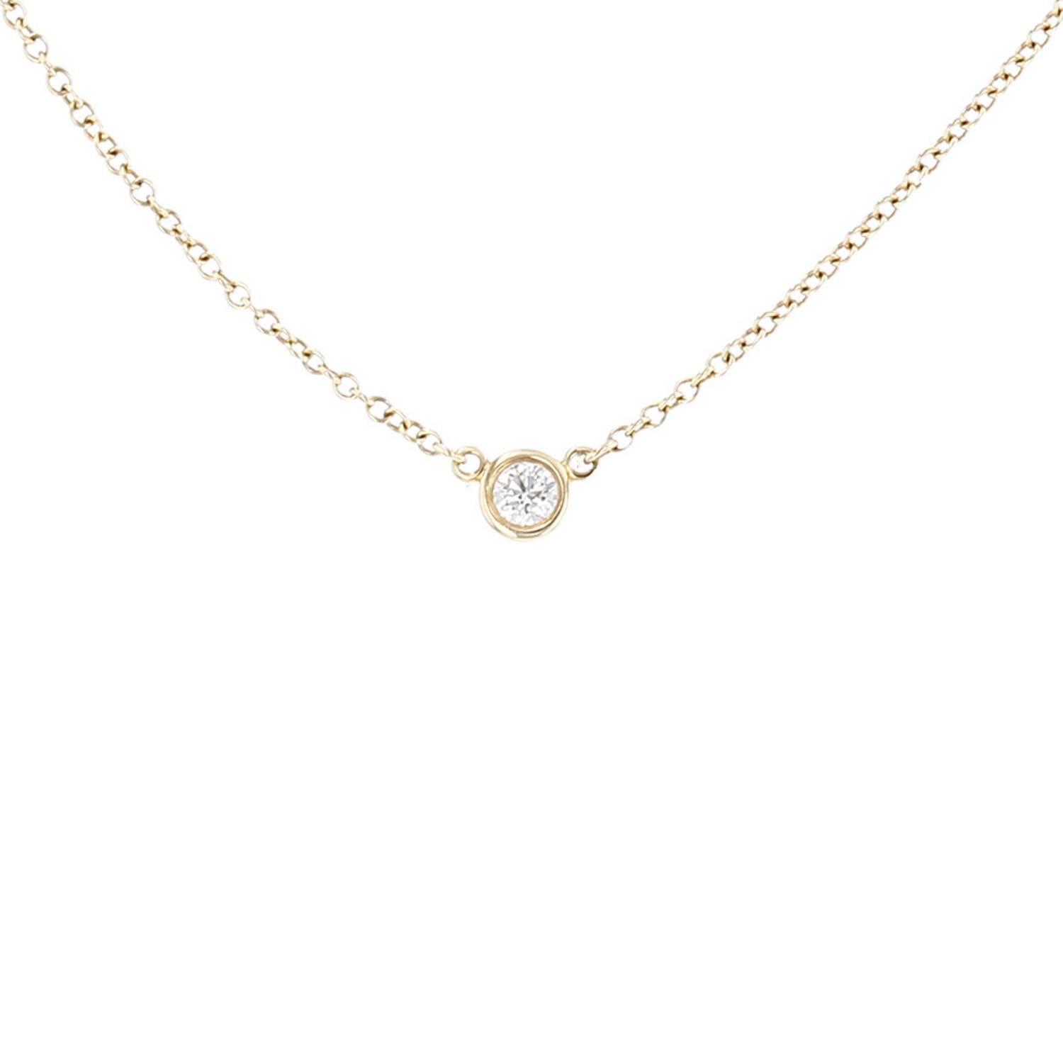 Collier Tiffany & Co Diamonds By The Yard en or jaune et diamant