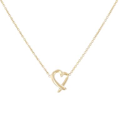 Collier Tiffany & Co Loving Heart en or jaune
