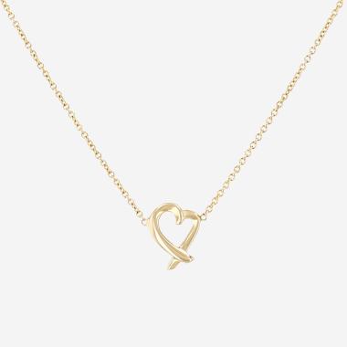 Collier Tiffany & Co Loving Heart en or jaune