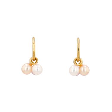Orecchini trasformabili Tasaki  in oro giallo e perle coltivate