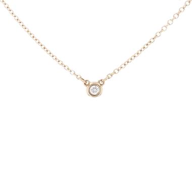 Collar Tiffany & Co Diamonds By The Yard de oro rosa y diamante