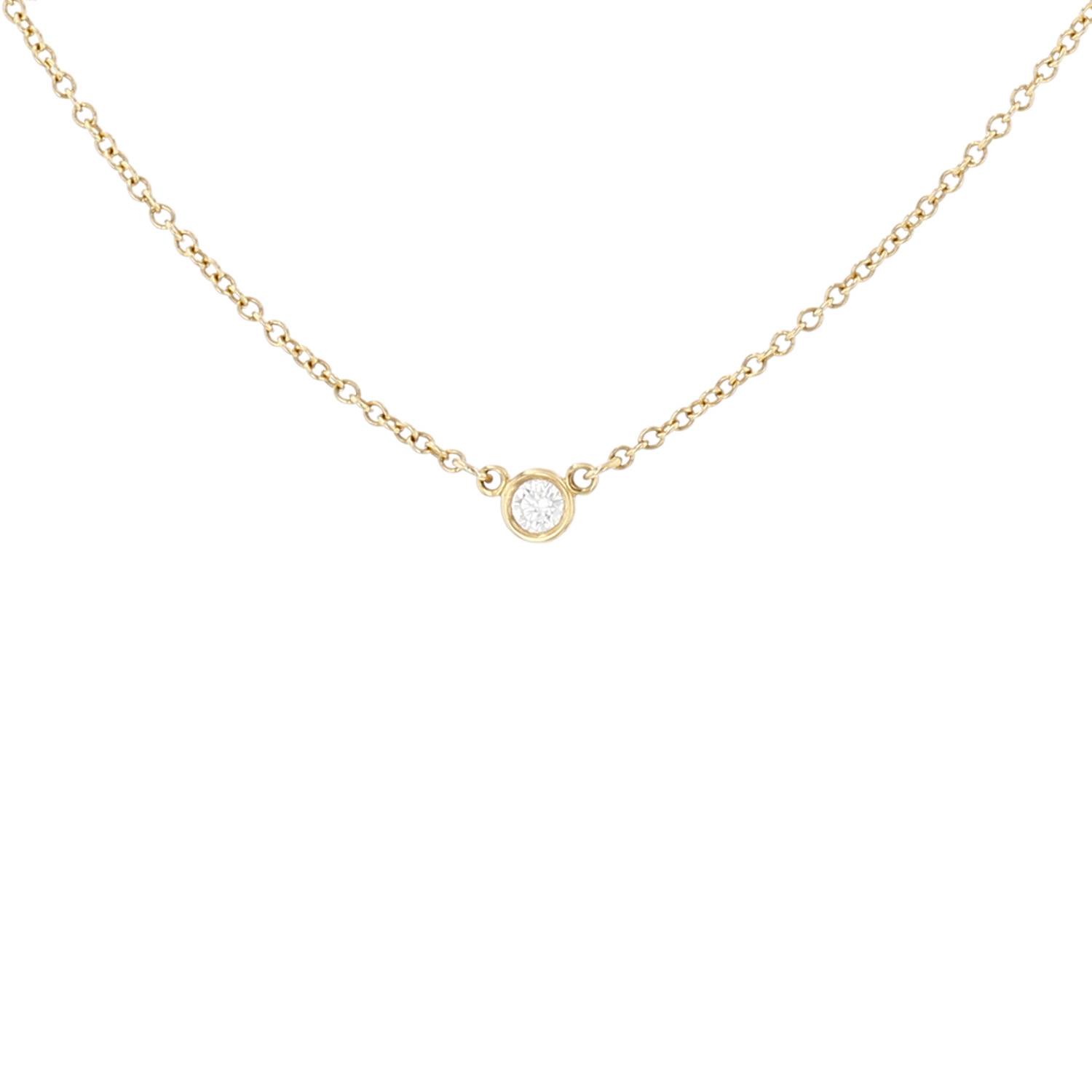 Collier Tiffany & Co Diamonds By The Yard en or jaune et diamant