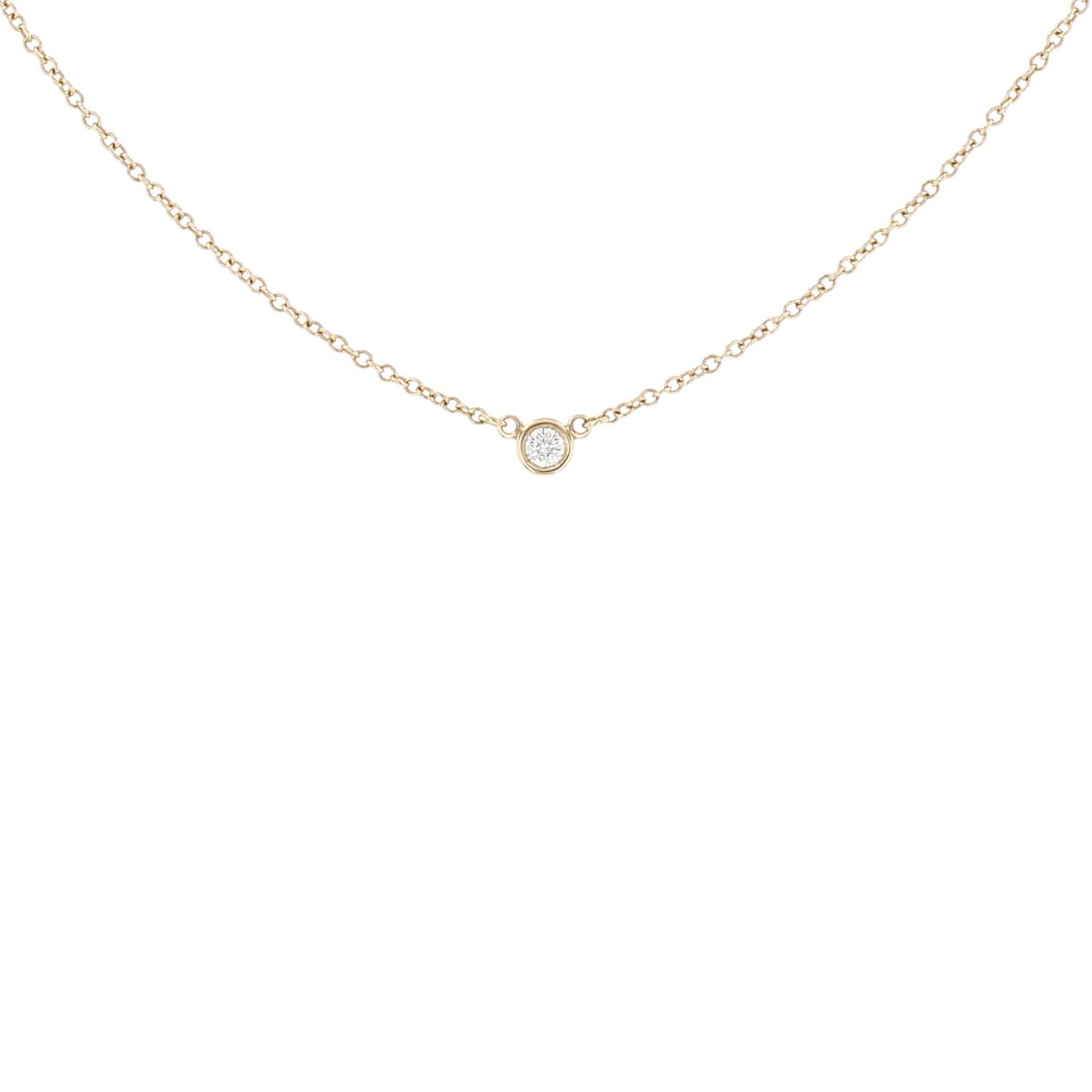 Collier Tiffany & Co Diamonds By The Yard en or jaune et diamant