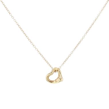 Ciondolo Tiffany & Co Open Heart mini in oro giallo