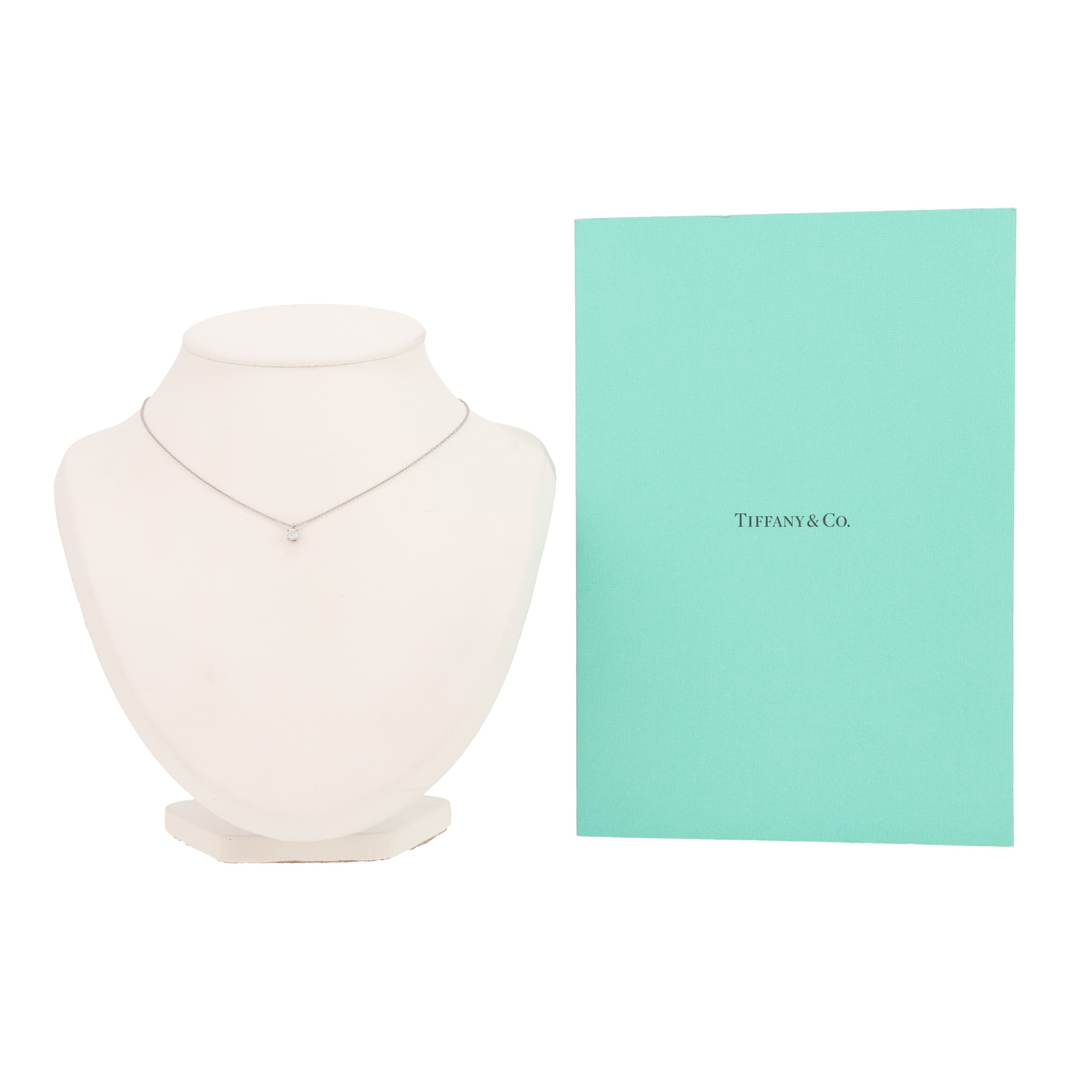 Tiffany & Co Diamond necklace in platinium and diamond - Detail D2