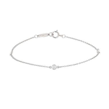 Bracelet Tiffany & Co Diamonds By The Yard en platine et diamants