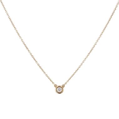 Tiffany & Co Diamonds By The Yard necklace in pink gold and diamond